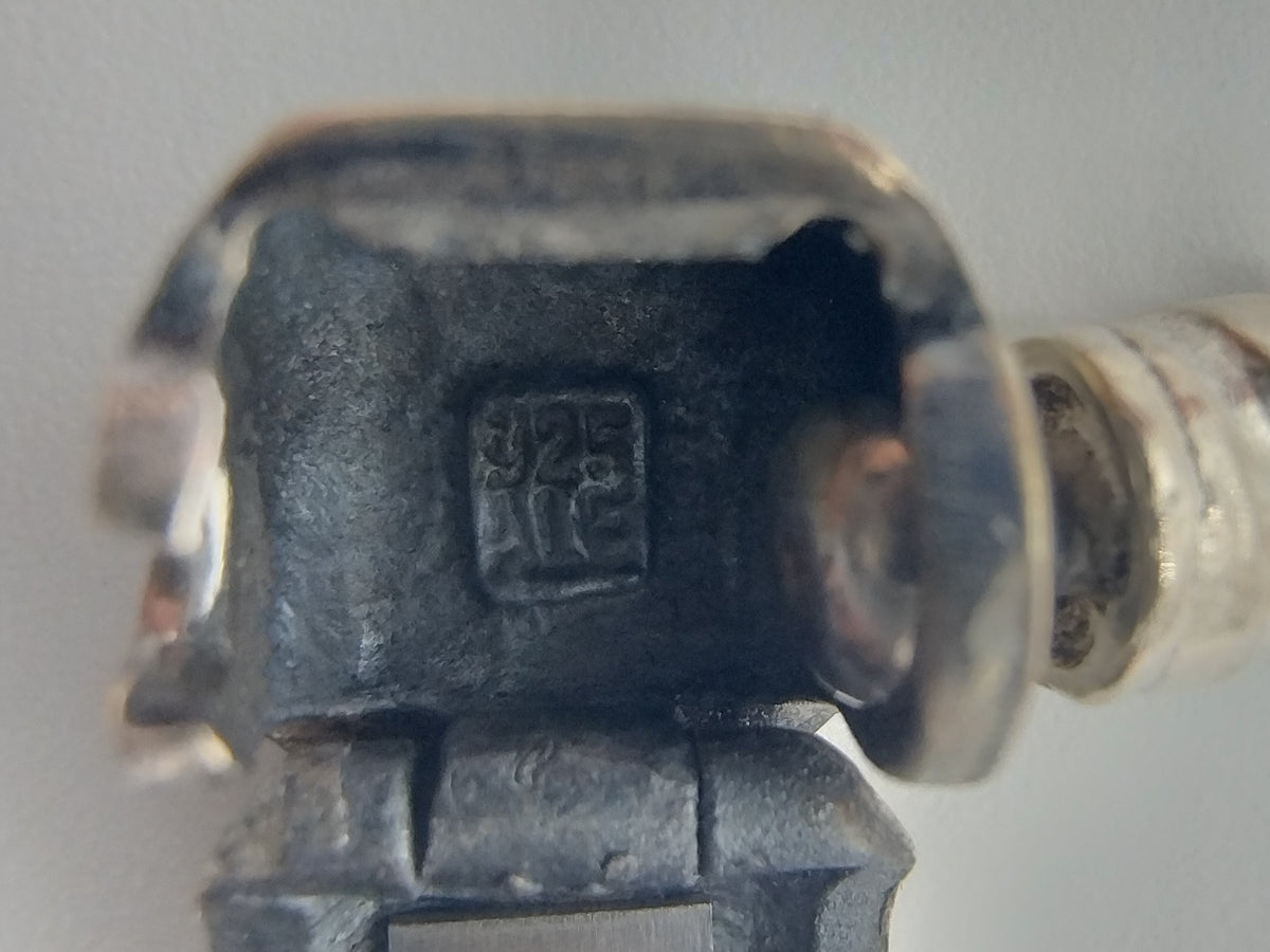 Zilveren pandora armband, 21,5 cm.