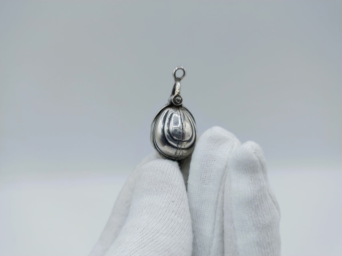Zilveren pomander of reukei, 18e eeuws