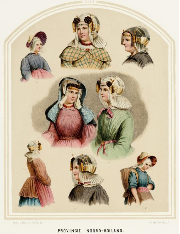 West Frisian silver ear iron, J. & H. Bossert Gz, Alkmaar, 1863