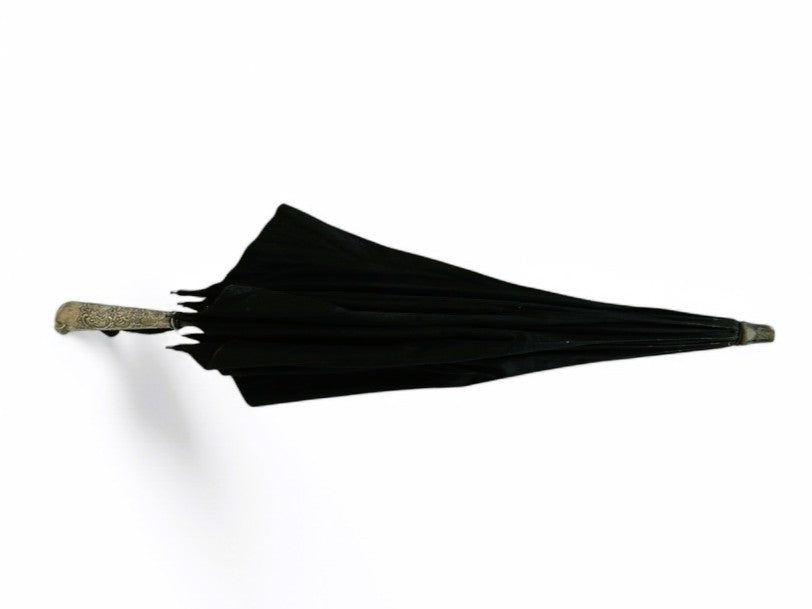 Antiker Regenschirm mit silbernem Griff (Messergriff), Hooijkaas, L. Lewis, 1892