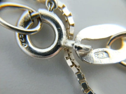 Zilveren venetiaans collier, 45 cm