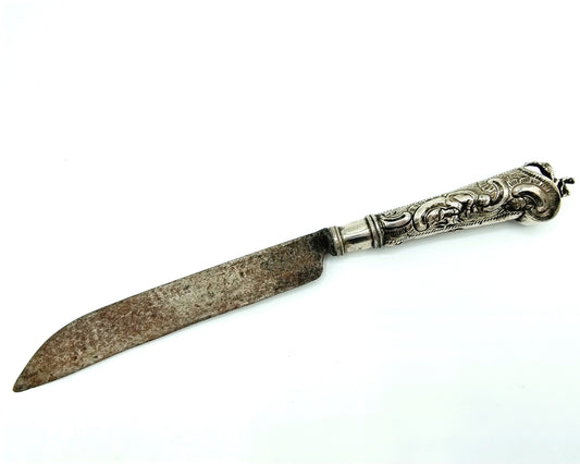 Frisian knife with silver handle, Leeuwarden, 18th century.