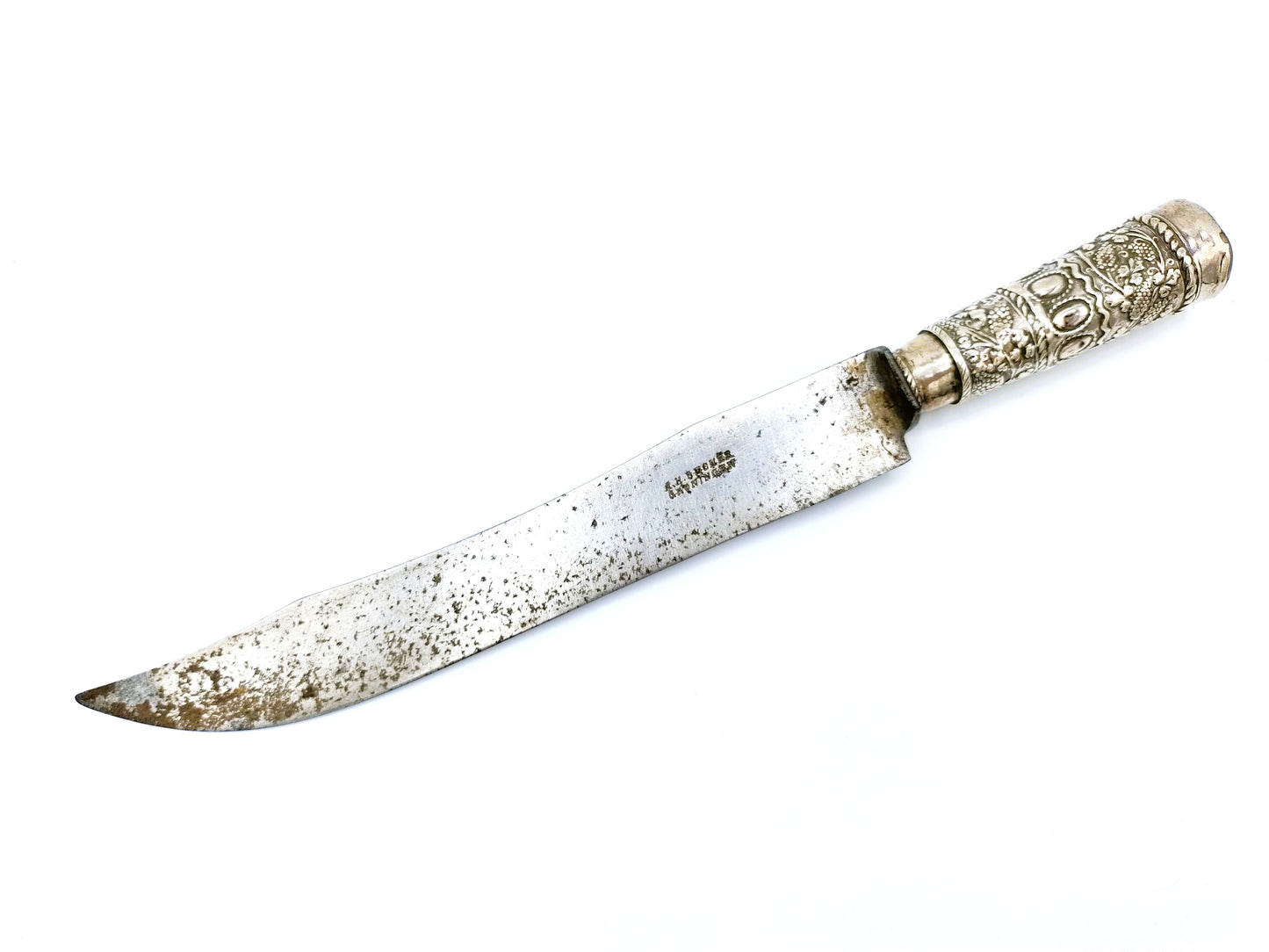 Knife with silver handle, JK Smedema / Dokkum (?), 18th century.