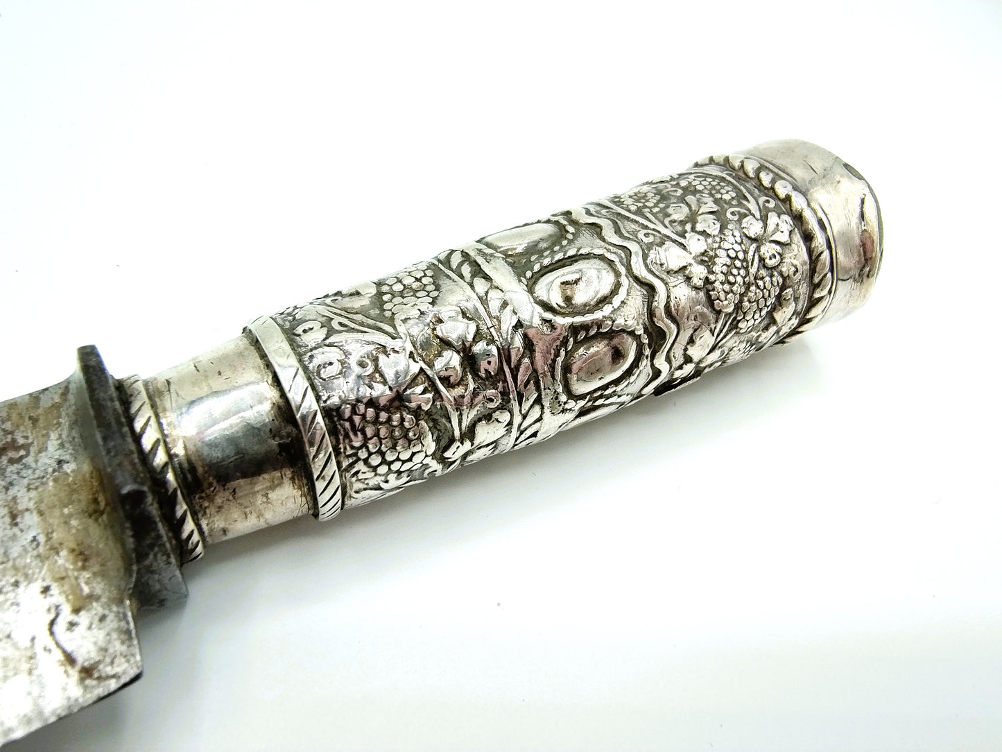 Knife with silver handle, JK Smedema / Dokkum (?), 18th century.