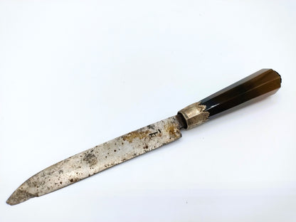 Schager knife with carnelian handle, 17th century