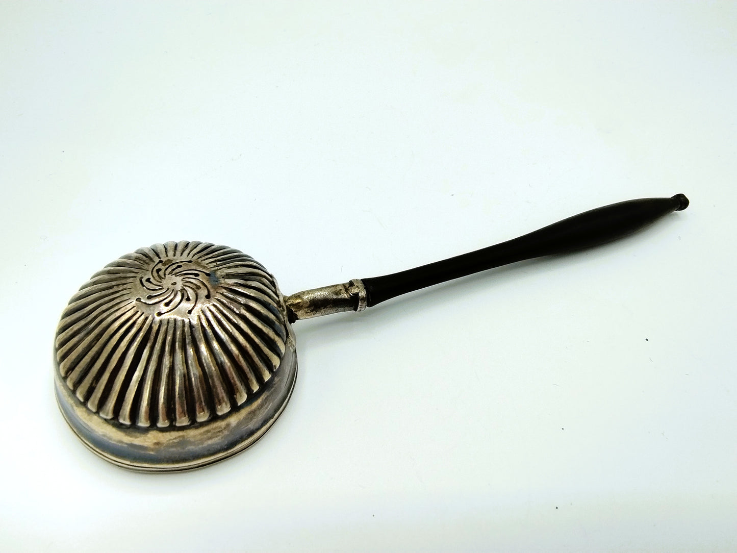 Silver spreading spoon, 18th century