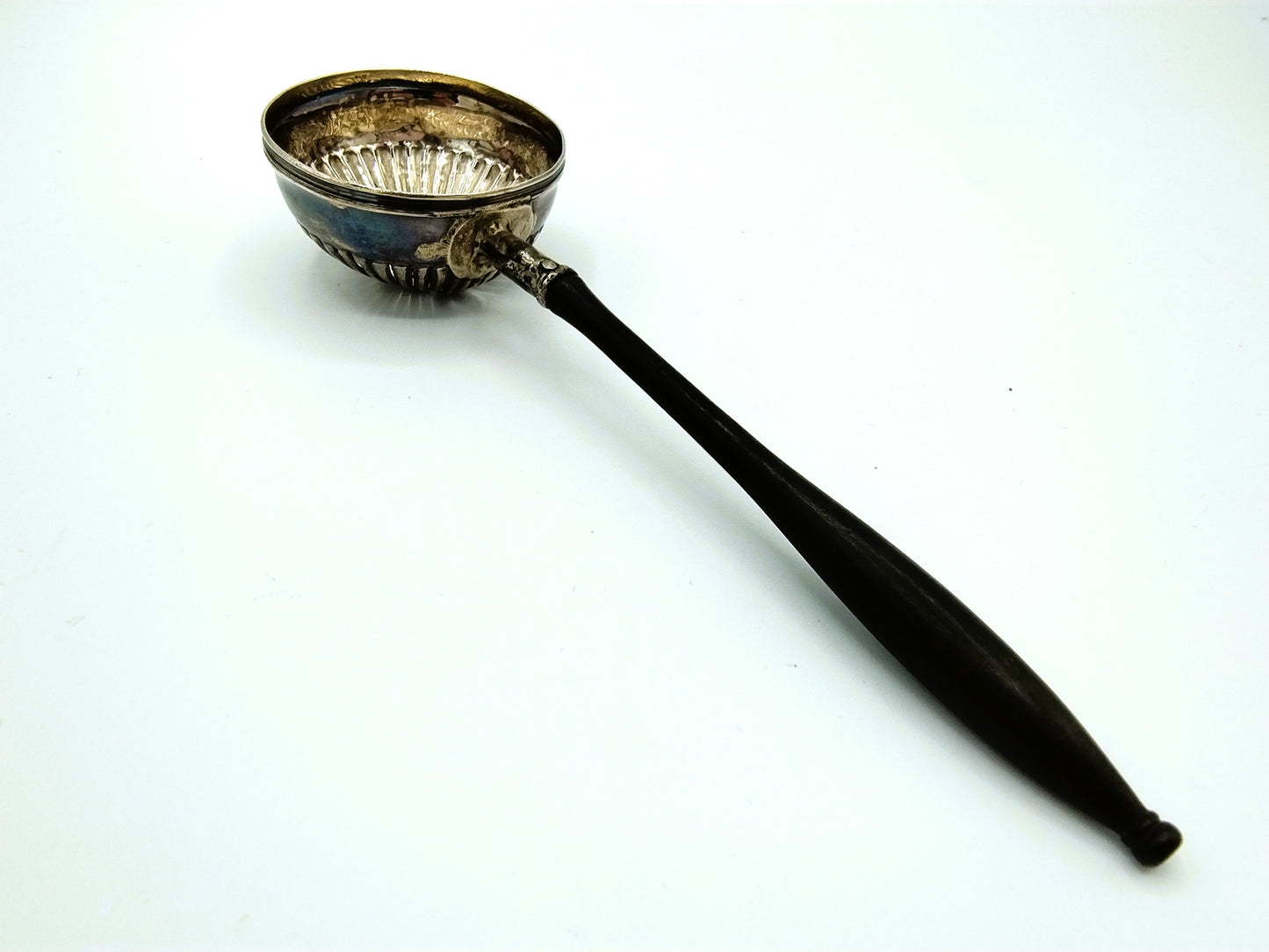 Silver spreading spoon, 18th century