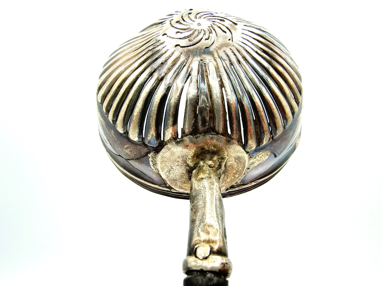 Silver spreading spoon, 18th century