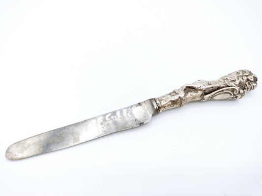 Silver knife handle, France (?), 18th century