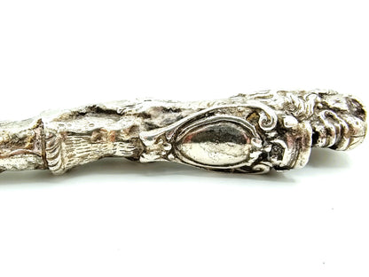 Silver knife handle, France (?), 18th century