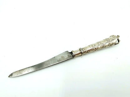 Silbernes Messer mit Banddekor, Amsterdam, 1748