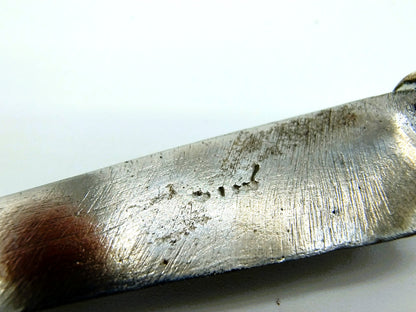 Silbernes Messer mit Banddekor, Amsterdam, 1748