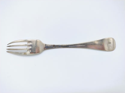 Silver fork, J. Andringa / Franeker, 18th century.