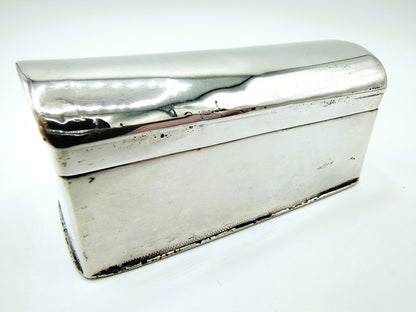 Silver snuff box, JG Zack / Jever / Germany, 19th century