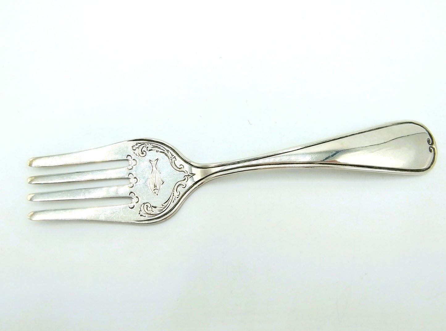 Silver fish fork, A. Kuijlenburg / Schoonhoven, 19th century