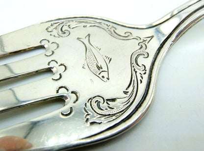 Silver fish fork, A. Kuijlenburg / Schoonhoven, 19th century