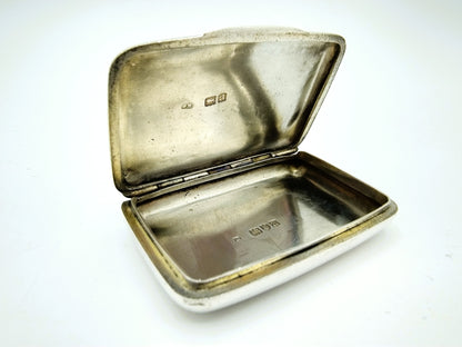 Silver pill box, G. Heath of Howson / London, 19th century