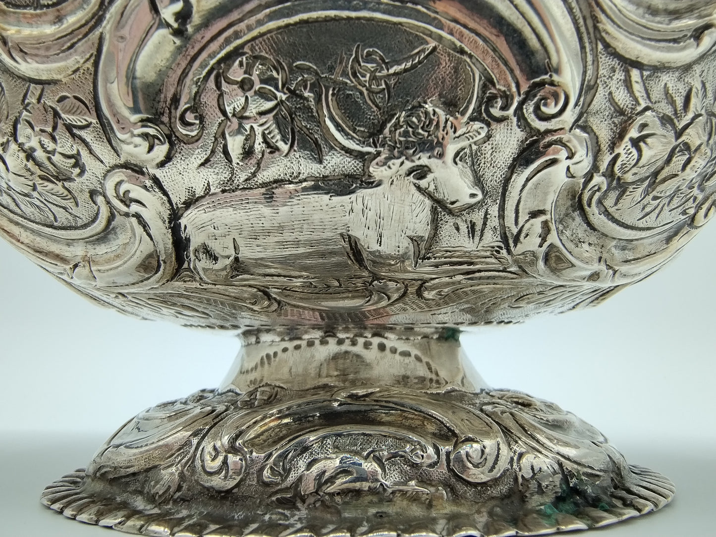 Silver brandy bowl, JP van der Velde / Sneek, 1778