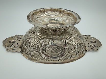 Silver brandy bowl, JP van der Velde / Sneek, 1778