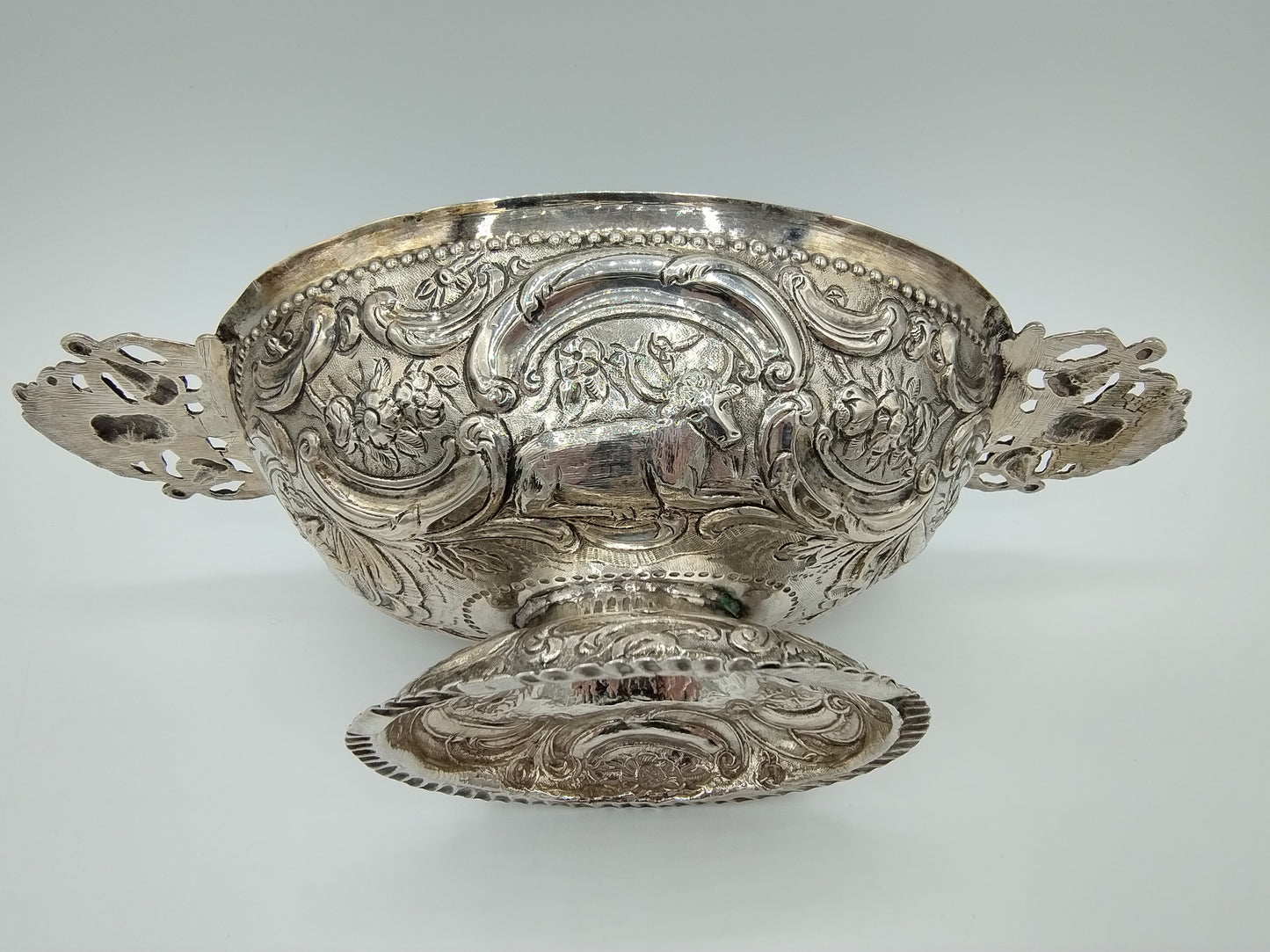 Silver brandy bowl, JP van der Velde / Sneek, 1778