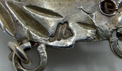 Silver bracelet made from a Bible clasp, RS Zijlstra / Drachten, 19th century