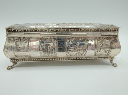 Silver jewelry box, J. &amp; JC Seton / Schoonhoven / 20th century