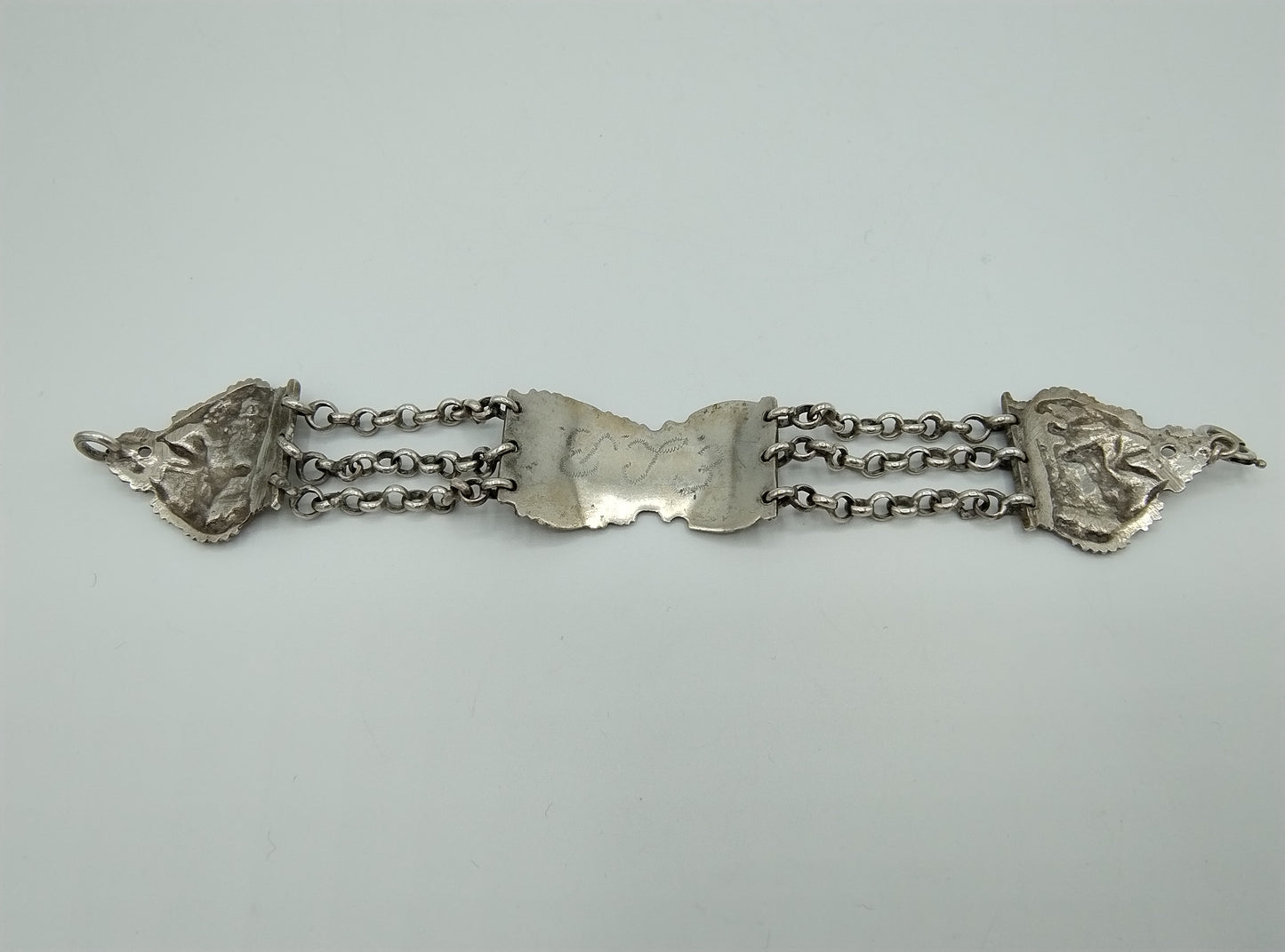 Silver Bible lock bracelet, J. Kooiman Azn / Schoonhoven, 19th century