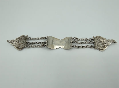 Silver Bible lock bracelet, J. Kooiman Azn / Schoonhoven, 19th century