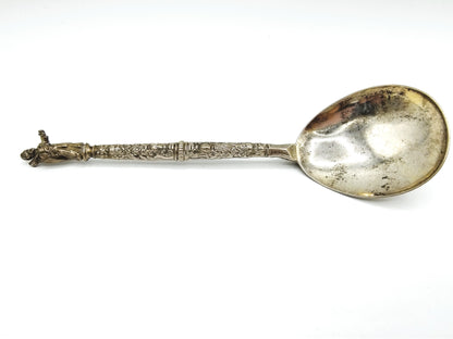 Silver apostle spoon, Gebr. Dingeldein, Hanau, 1880