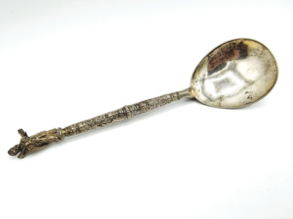 Silver apostle spoon, Gebr. Dingeldein, Hanau, 1880