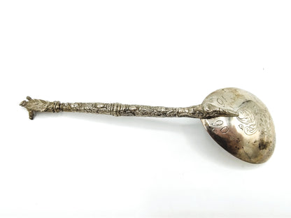 Silver apostle spoon, Gebr. Dingeldein, Hanau, 1880