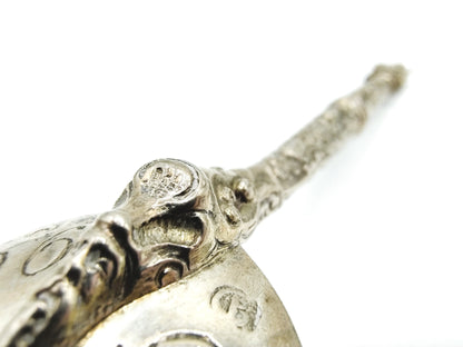 Silver apostle spoon, Gebr. Dingeldein, Hanau, 1880