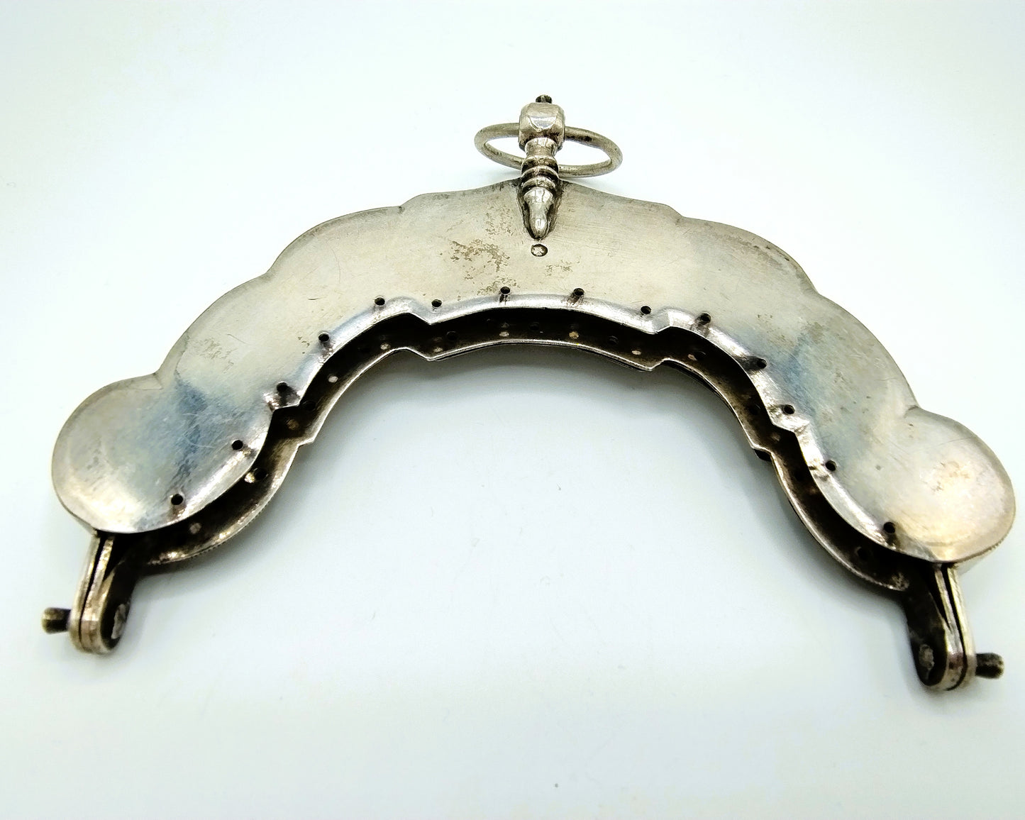 Silver bag bracket, W. Edeling / Schoonhoven, 19th century.