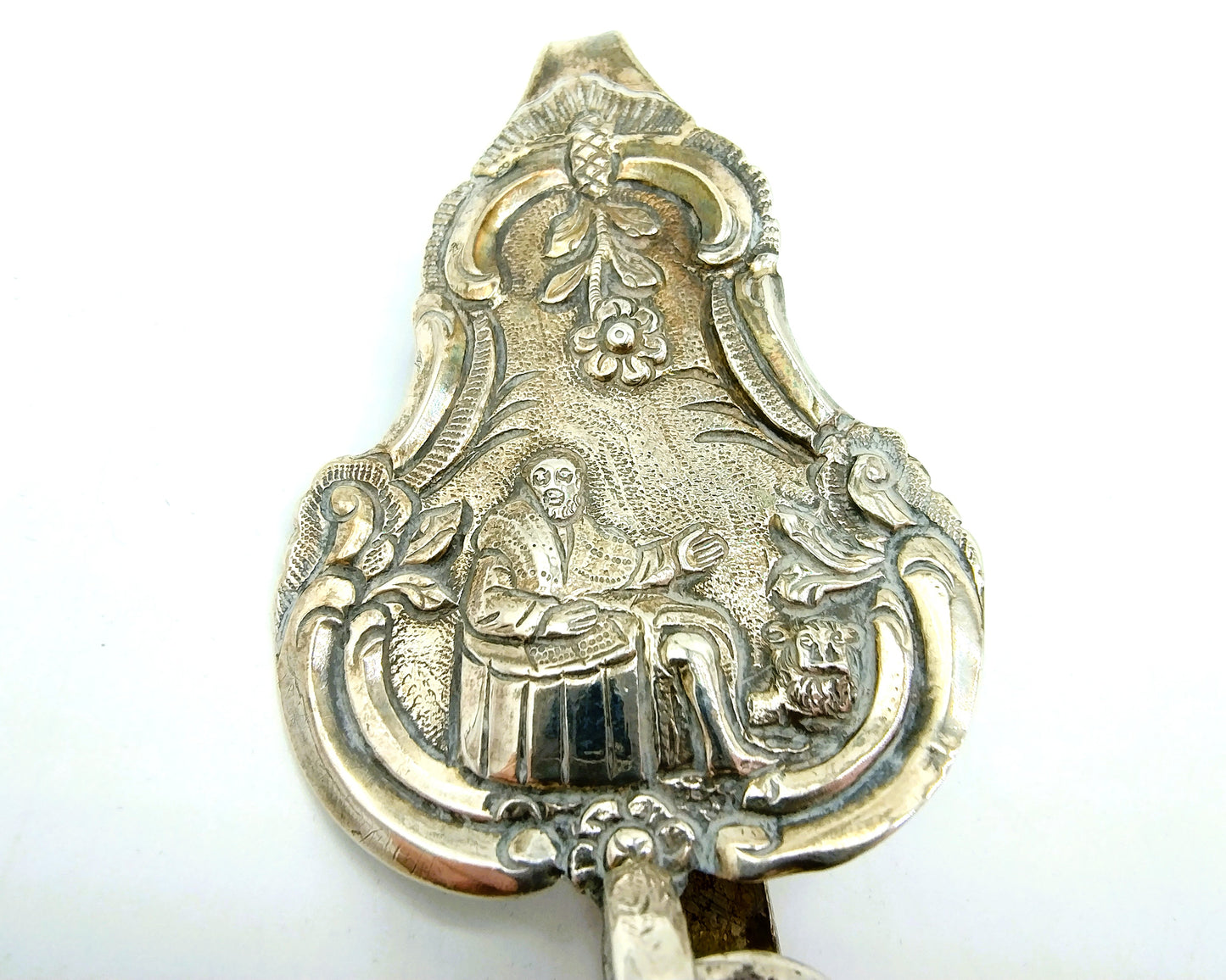 Silver bag bracket, A. Oosterwerf / Sneek, 18th century