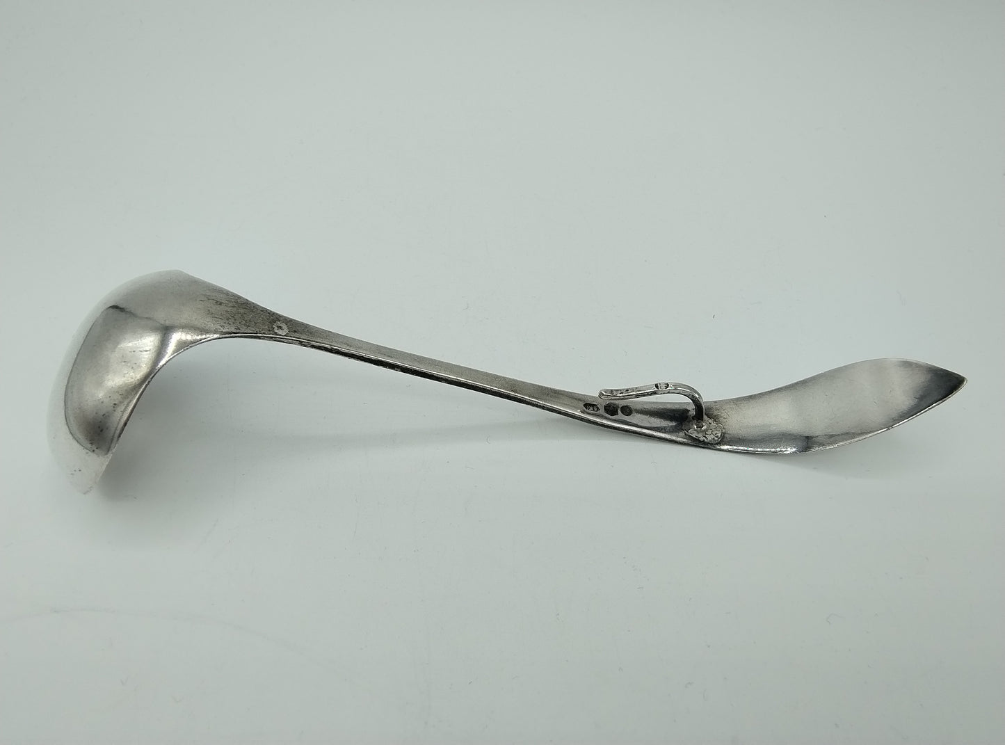 Silver cream spoon, AH Kuylenburg / Schoonhoven, 20th century