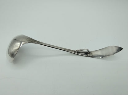 Silver cream spoon, AH Kuylenburg / Schoonhoven, 20th century