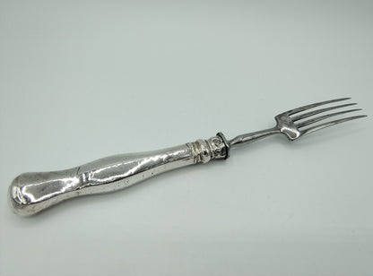 Fork with silver handle, T. Dub / Vienna / Austria, 19th century