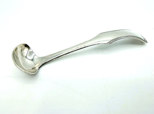 Silver mustard spoon, BC Verkerk / Amsterdam, 1861