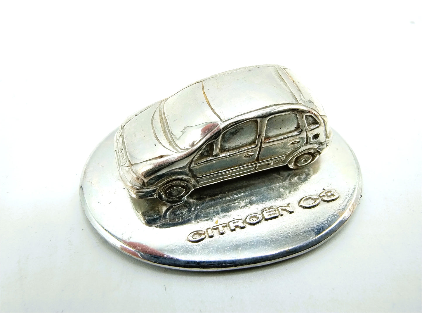 Silver miniature Citroën C3, 20th century