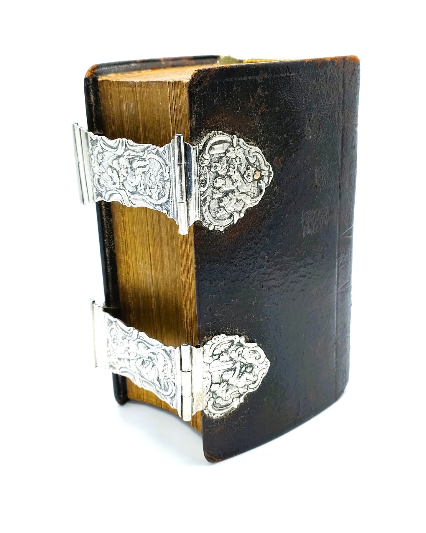 Bible with silver locks, 19th century