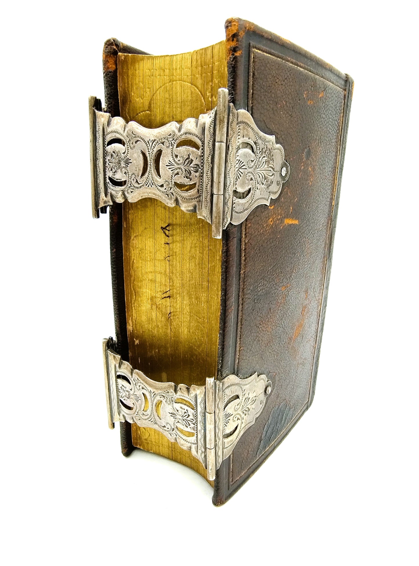 Bible with silver clasps, C. Capoen / Schoonhoven, 20th century