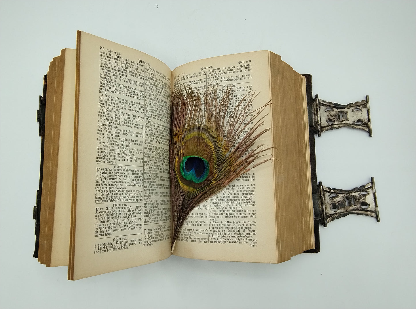 Bible with silver clasps, C. Capoen / Schoonhoven, 20th century