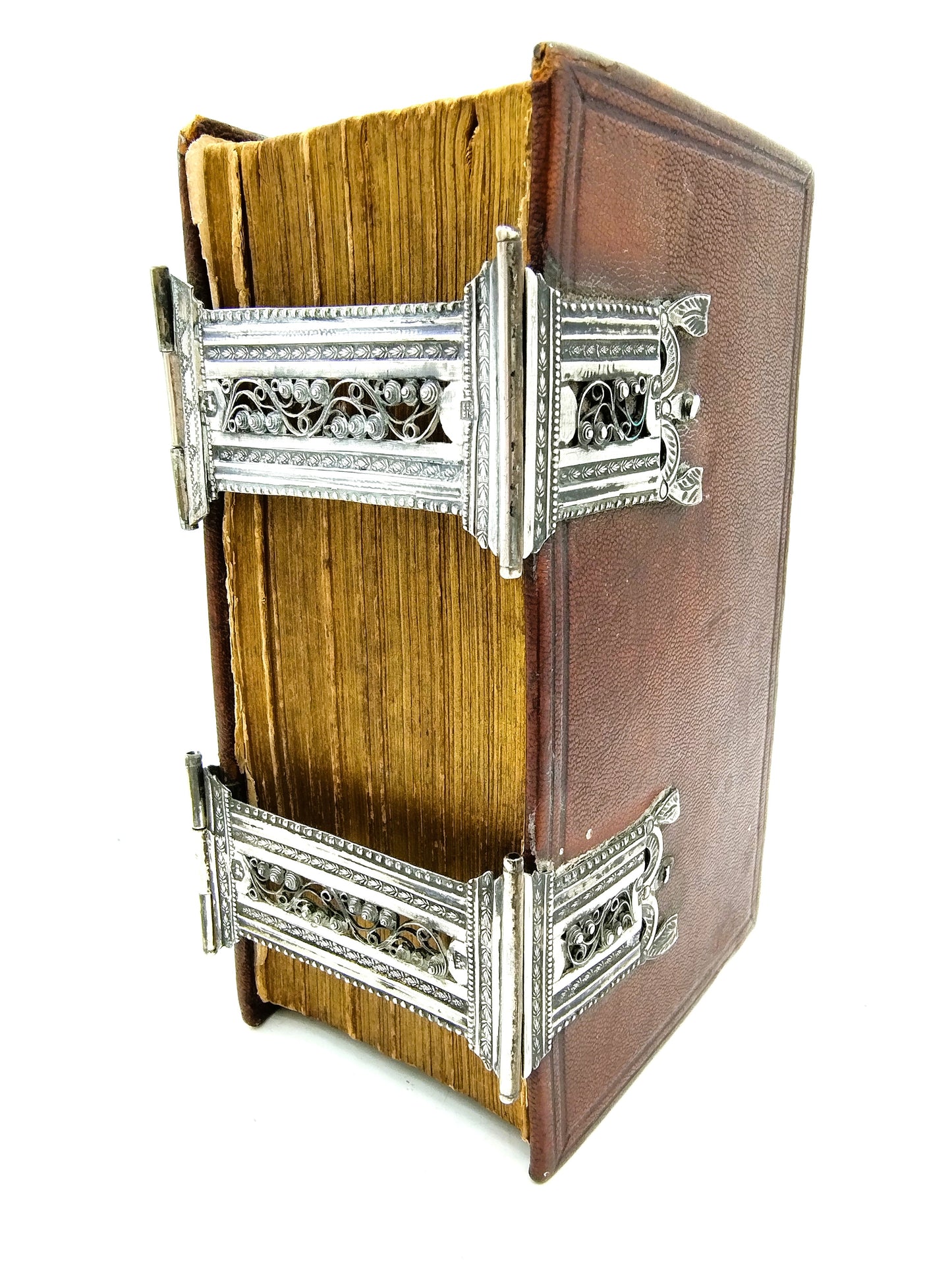 Bible with silver locks, OH Huising / Oude Pekela, 19th century