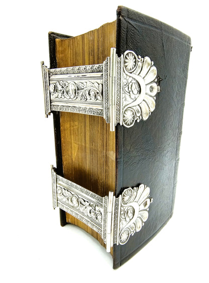 Bible with silver clasps, J. Rozendaal / Hoorn, 19th century