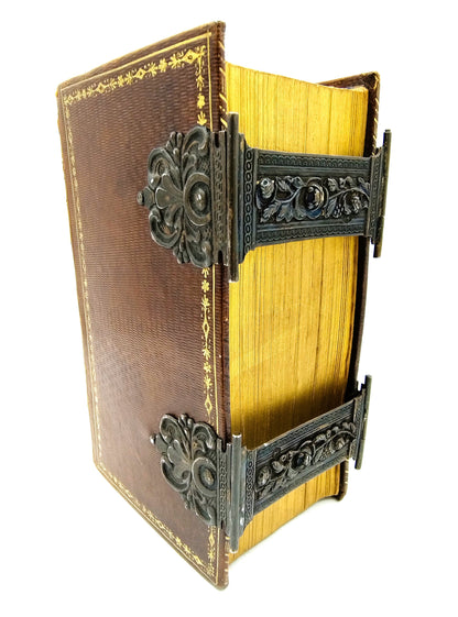 Bible with silver locks, 19th century.