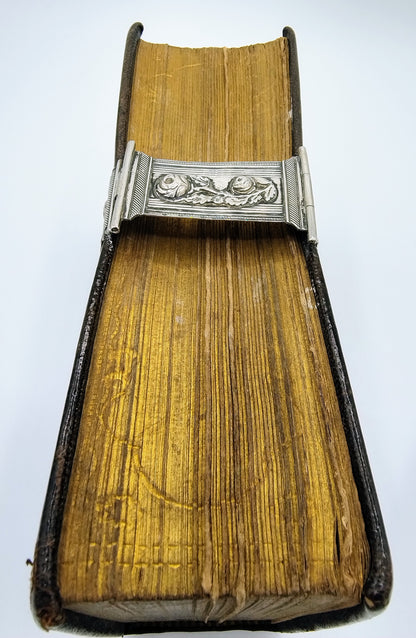 Bible with silver lock, J. Kooiman Azn / Schoonhoven, 19th century