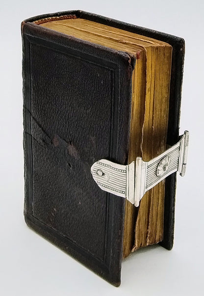 Psalm book with silver lock, W. Snijders / Utrecht, 19th century