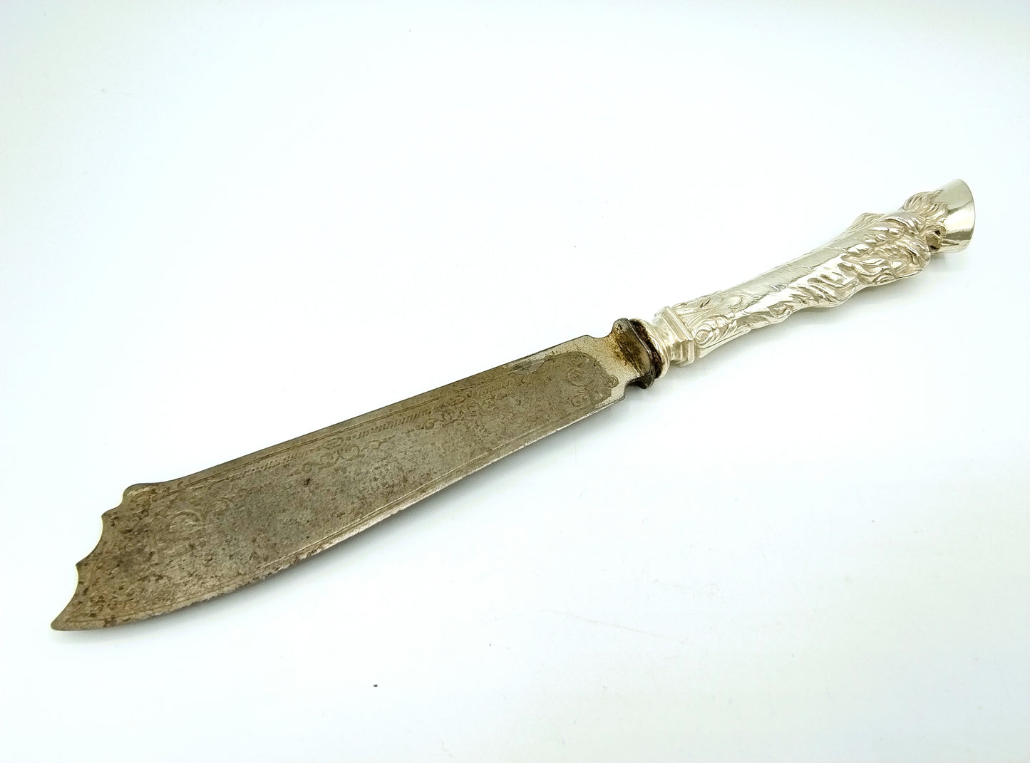 Messer mit Silbergriff, Frankreich (?), 19. Jahrhundert