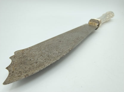 Messer mit Silbergriff, Frankreich (?), 19. Jahrhundert