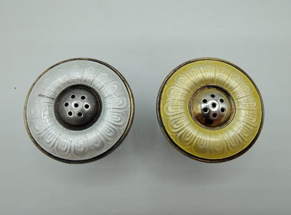 Silver salt and pepper shakers, A. Holmsen / Sandefjord, 20th century